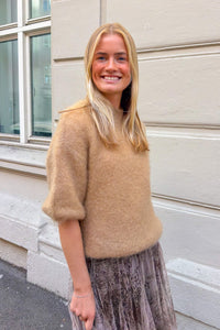 L Essentiel Kid Mohair Sweater Camel