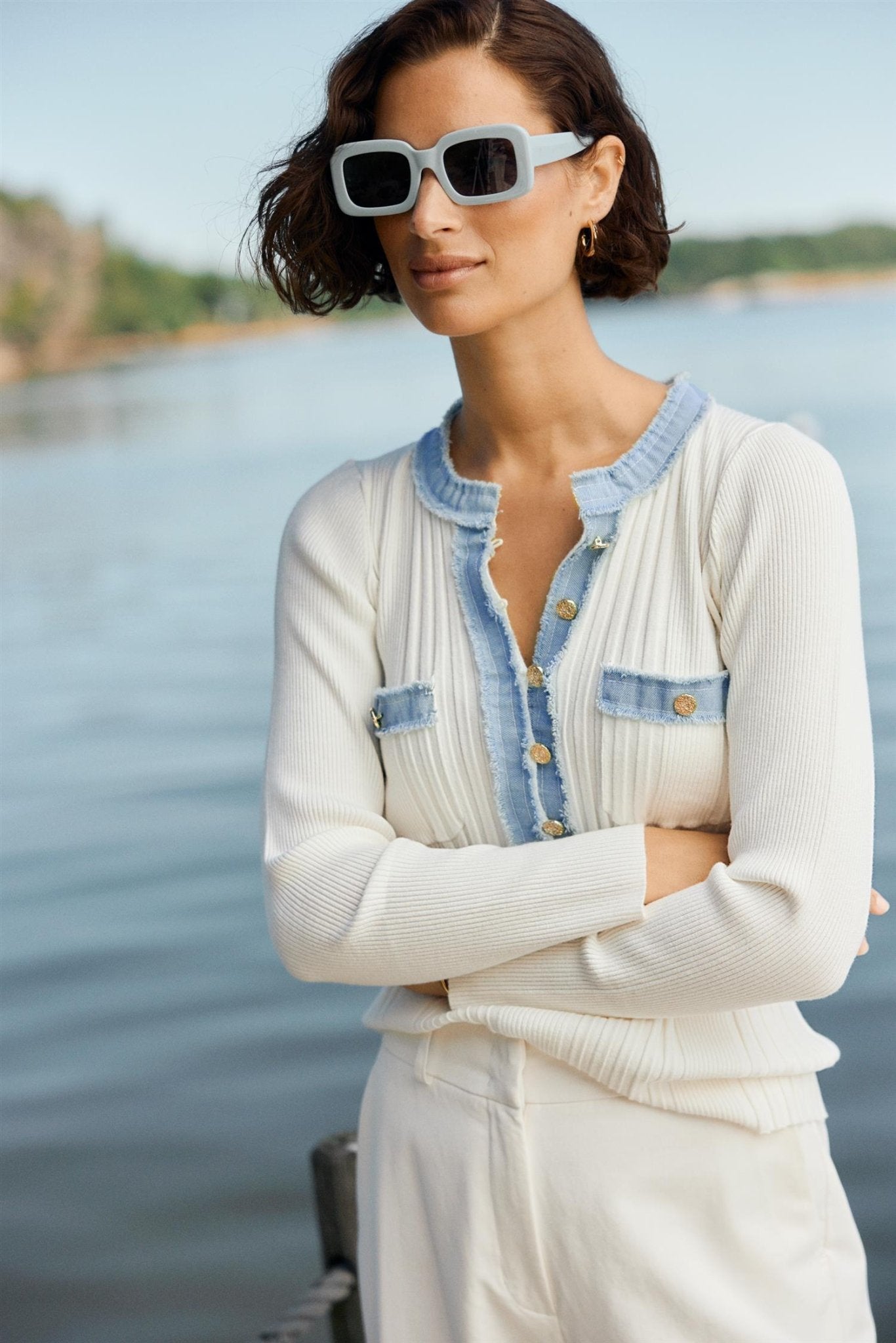 Katrin Uri - La Pullover White - Smuk