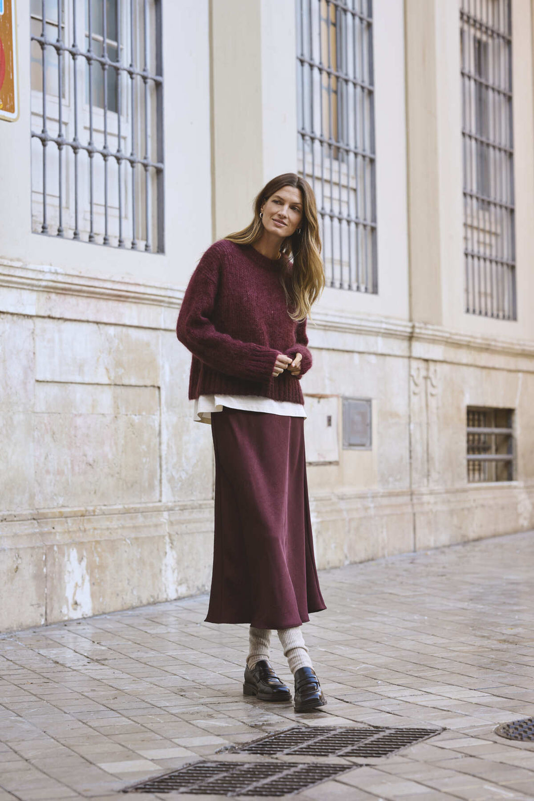 Laurina Skirt Tawny Port | Skjørt | Smuk - Dameklær på nett