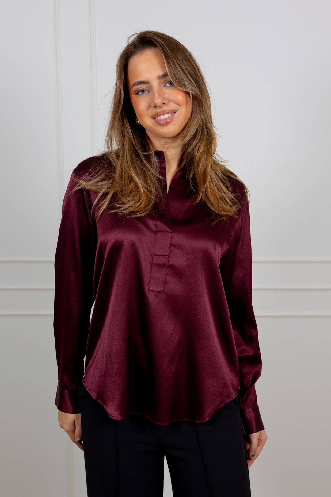 Leia Blouse Plum | Skjorter og bluser | Smuk - Dameklær på nett