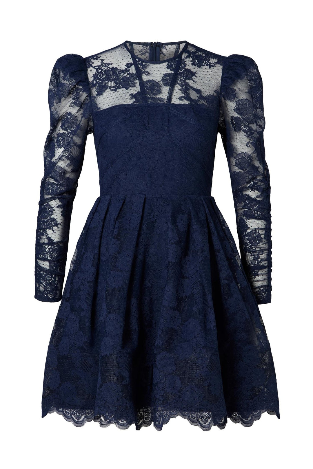 Leoni Lace Mini Dress Dark Blue | Kjoler | Smuk - Dameklær på nett
