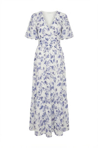 Leonora Dress Porcelain Blue