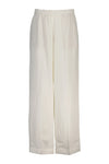 Linen Blend Pull On Pants Eggshell