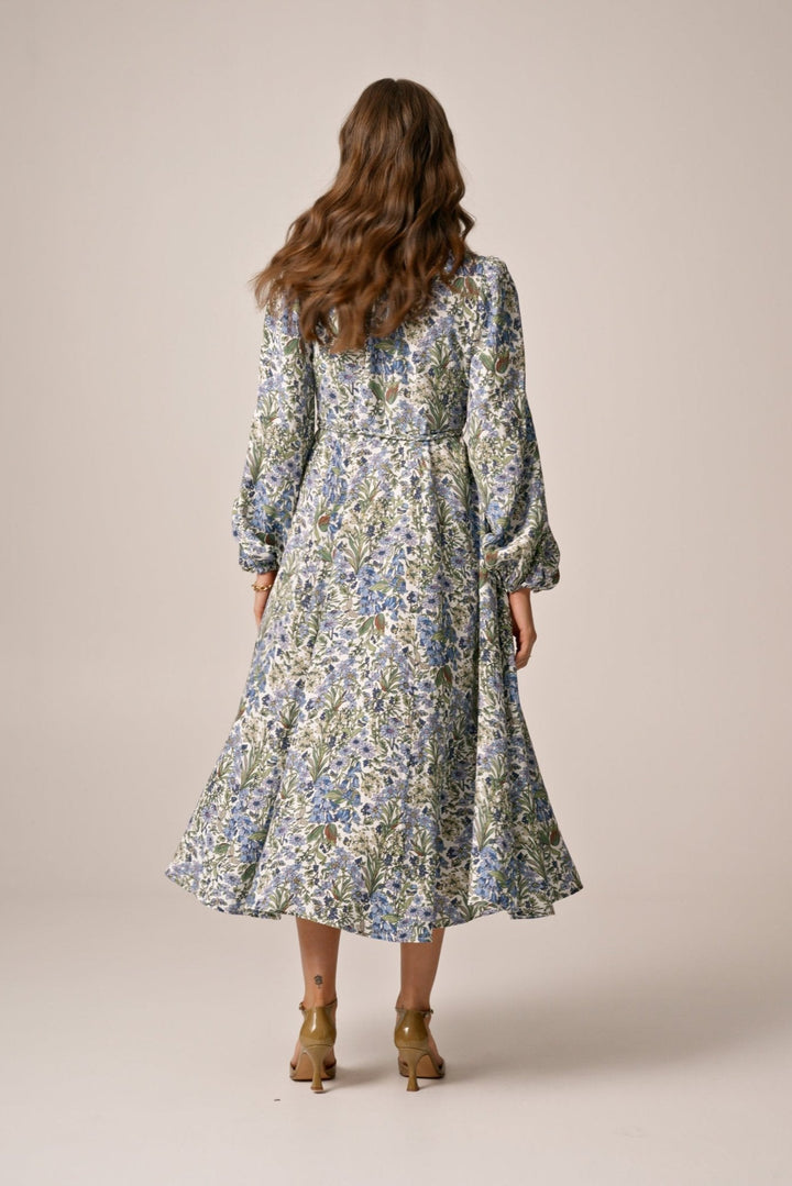 Linen Shirt Dress Flora | Kjoler | Smuk - Dameklær på nett