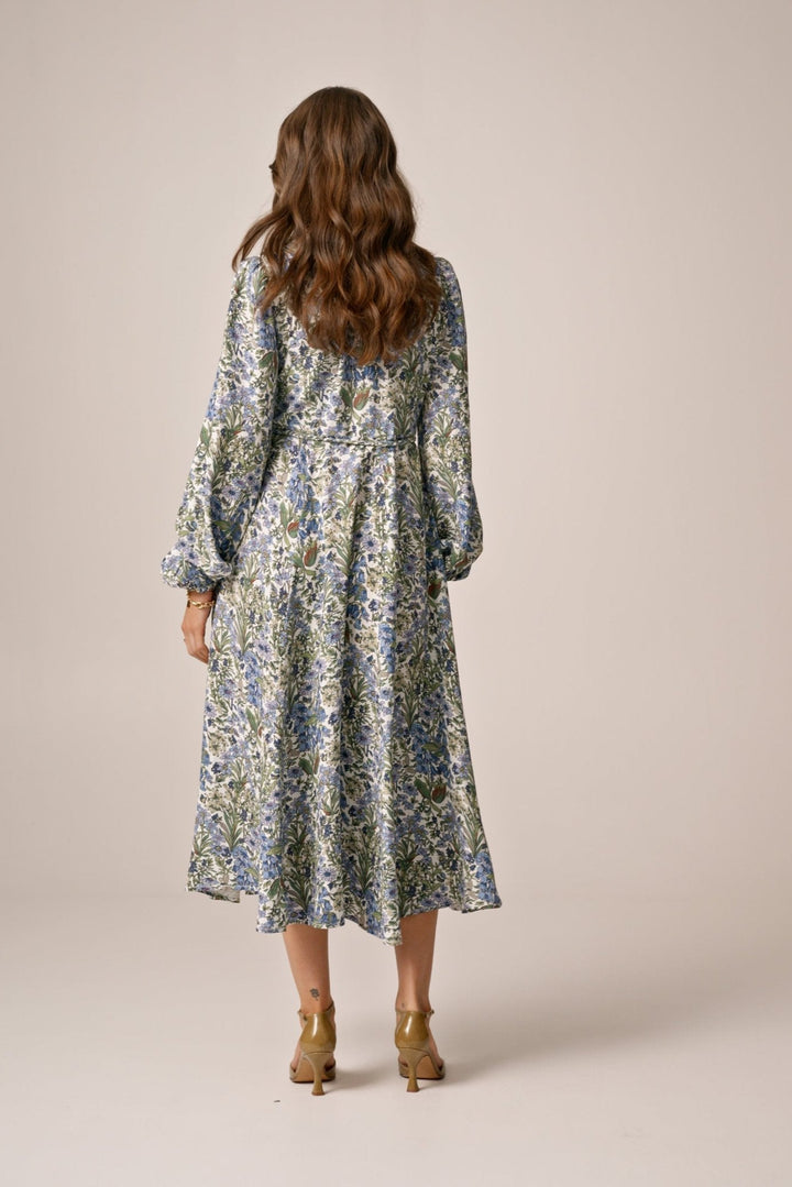 Linen Shirt Dress Flora | Kjoler | Smuk - Dameklær på nett