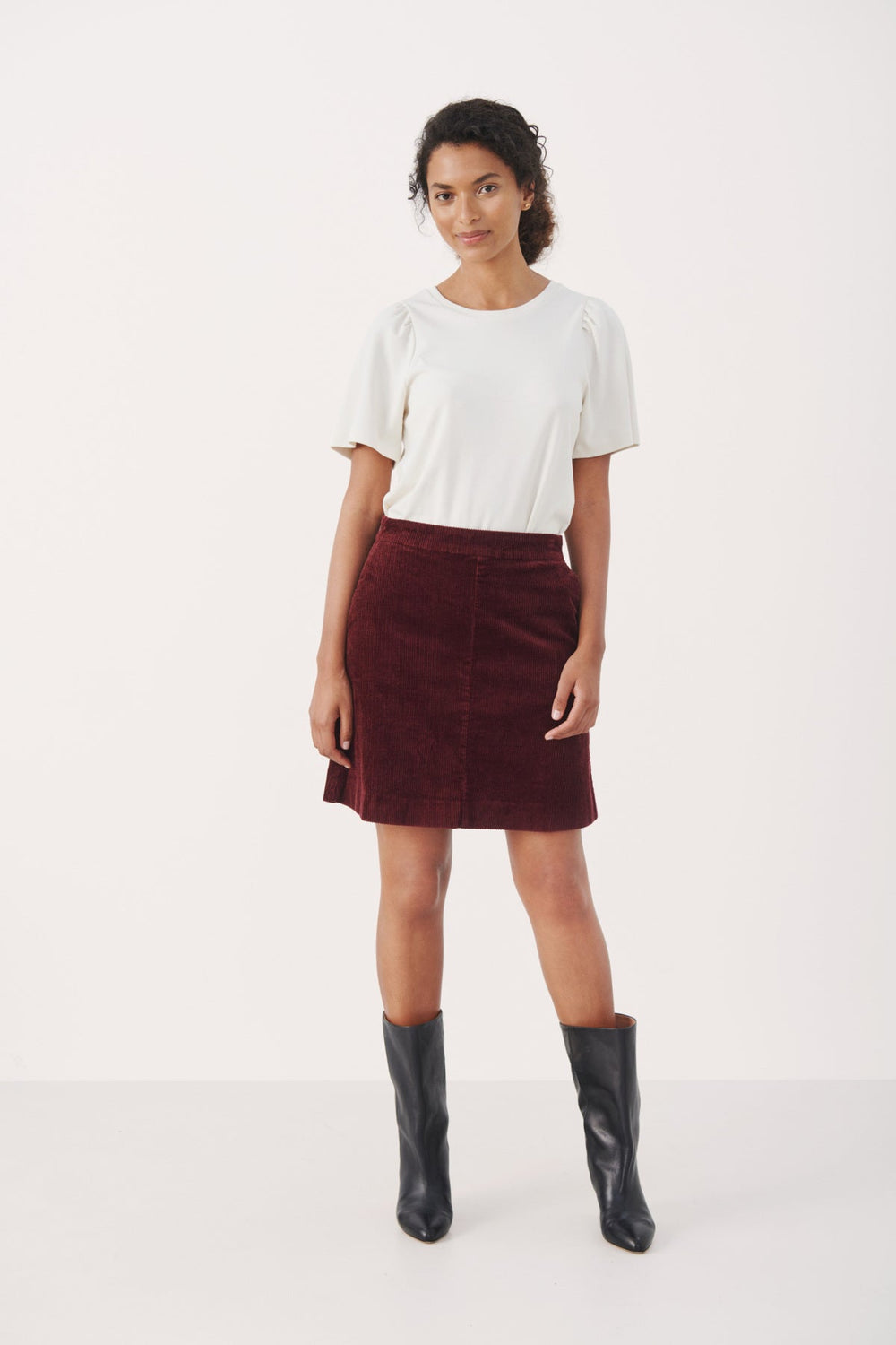 Lings Skirt Tawny Port | Skjørt | Smuk - Dameklær på nett