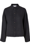 Linnie Ls Linen Shirt Black