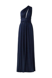 Lola Wrap Dress Dark Blue