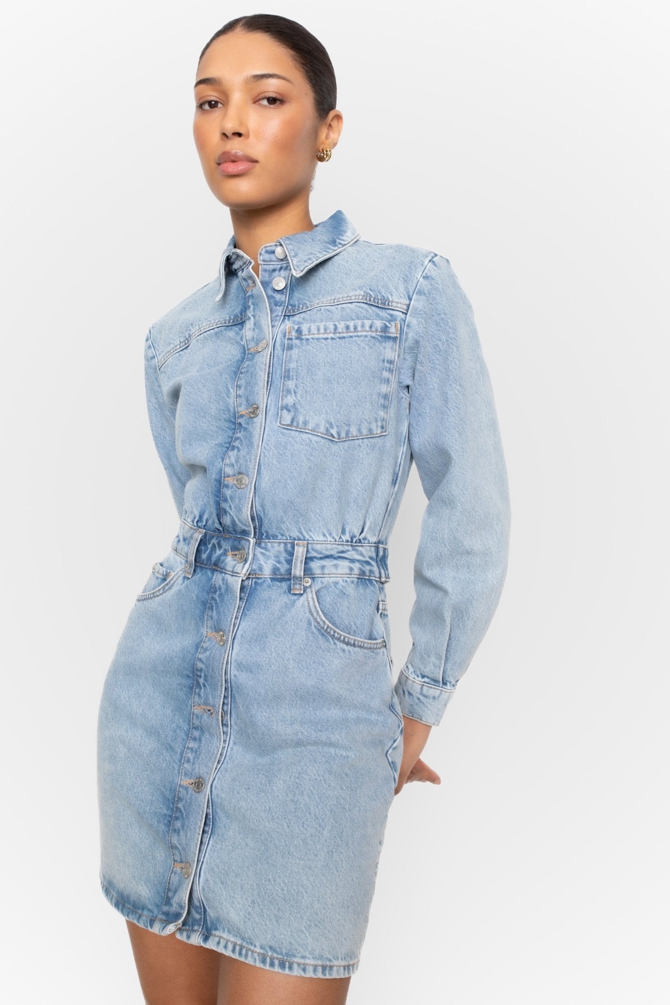 Camilla Pihl - Lucienne Denim Dress Light Blue