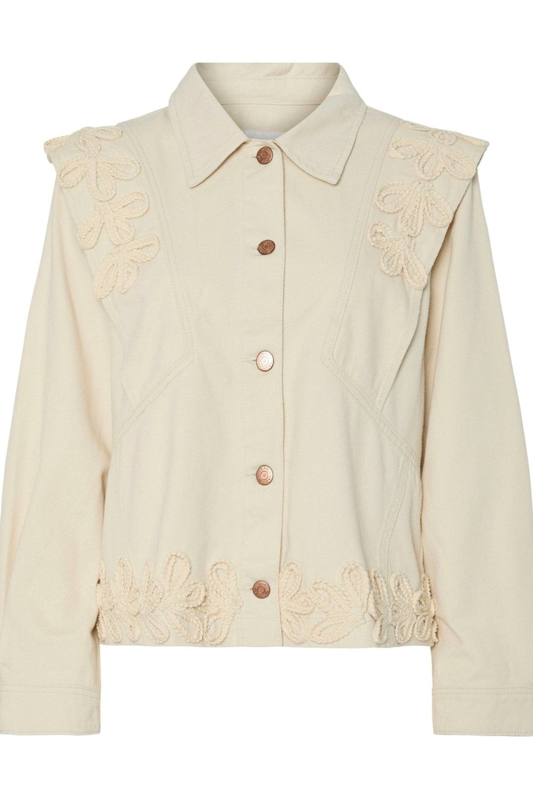 Luina Ls Denim Jacket Birch | Yttertøy | Smuk - Dameklær på nett