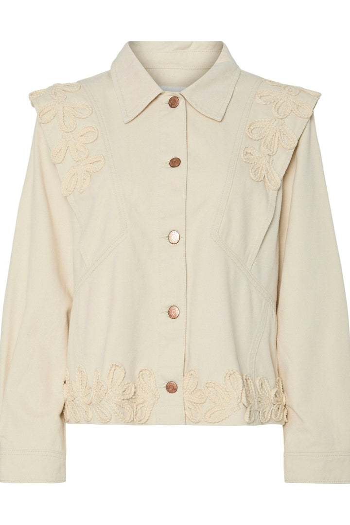 Luina Ls Denim Jacket Birch | Yttertøy | Smuk - Dameklær på nett