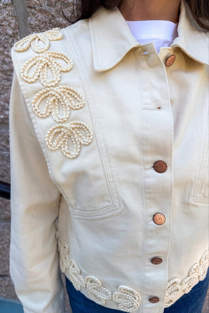 Luina Ls Denim Jacket Birch | Yttertøy | Smuk - Dameklær på nett