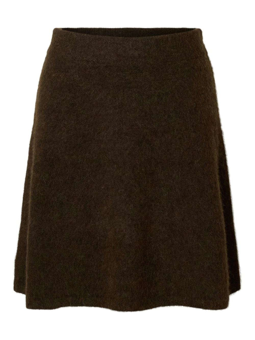 Lulu Brushed Hw Knit Skirt Delicioso Melange | Skjørt | Smuk - Dameklær på nett