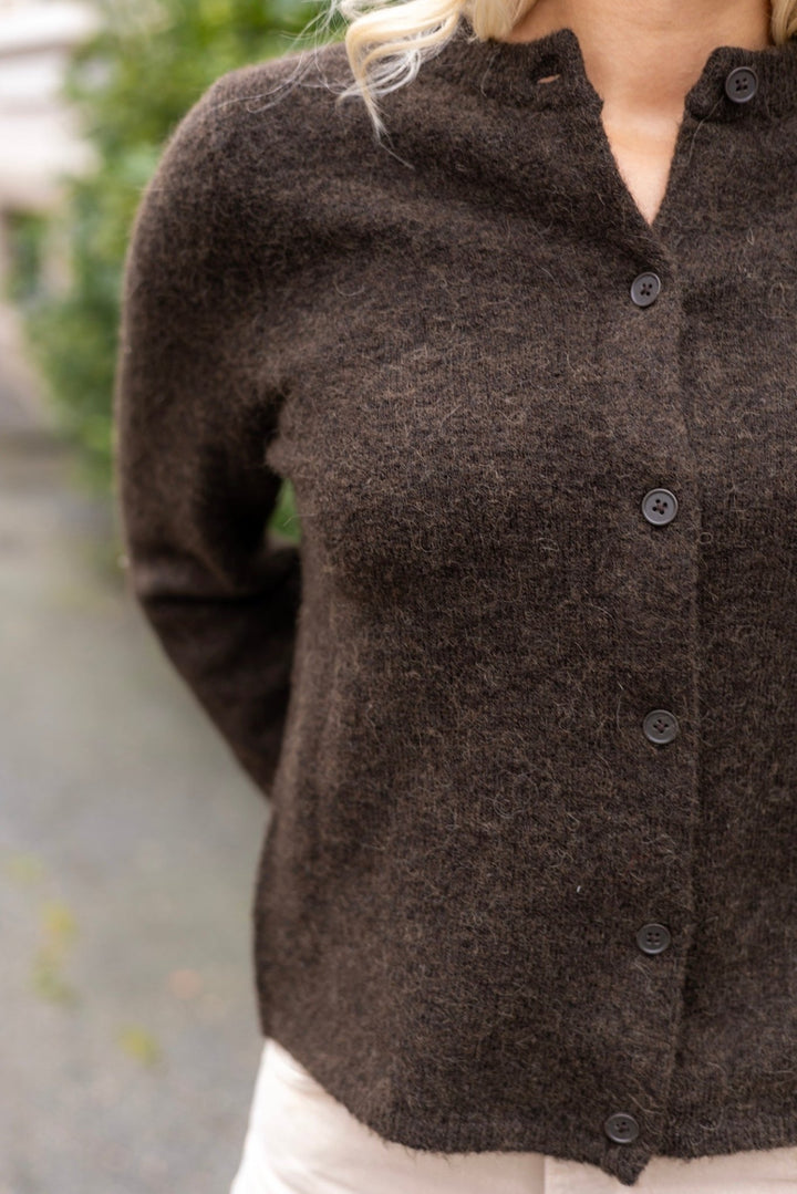 Lulu New Ls Knit Cardigan Delicioso Melange | Genser | Smuk - Dameklær på nett