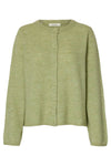 Lulu New Ls Knit Cardigan Lint Melange