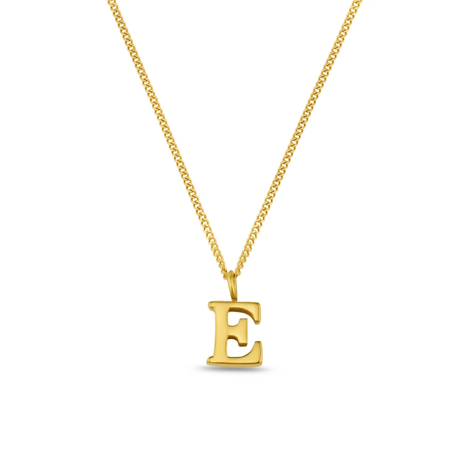 Luxe S Initial Necklace Pale Gold main image 0