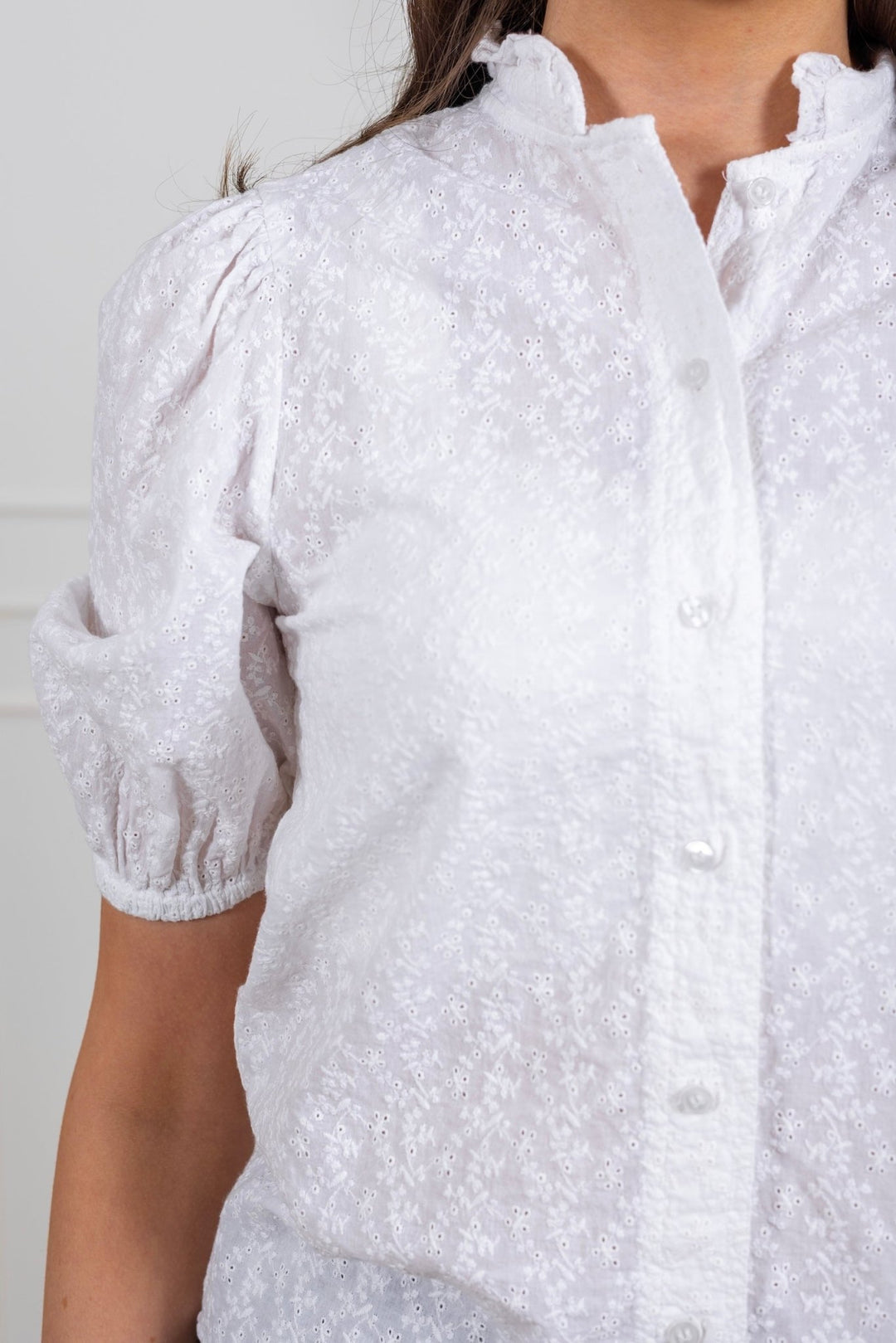 Lyla Blouse White | Skjorter og bluser | Smuk - Dameklær på nett