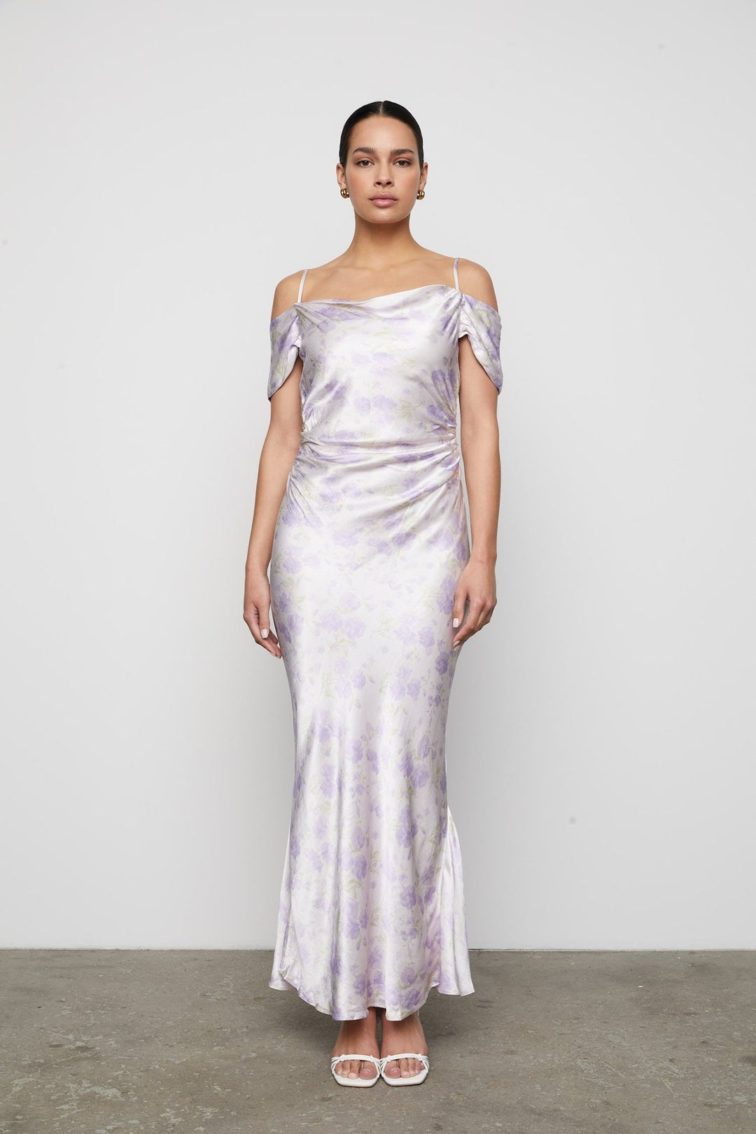 Lyra Dress Lilac Jasmine Print | Kjoler | Smuk - Dameklær på nett