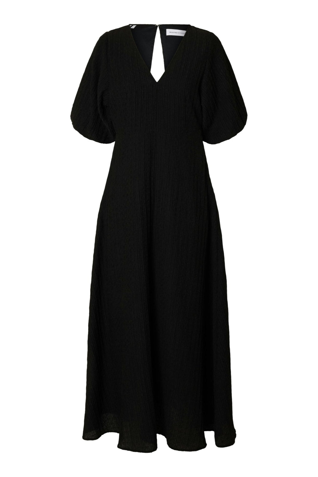 Maddie Ss Midi Dress Black | Kjoler | Smuk - Dameklær på nett