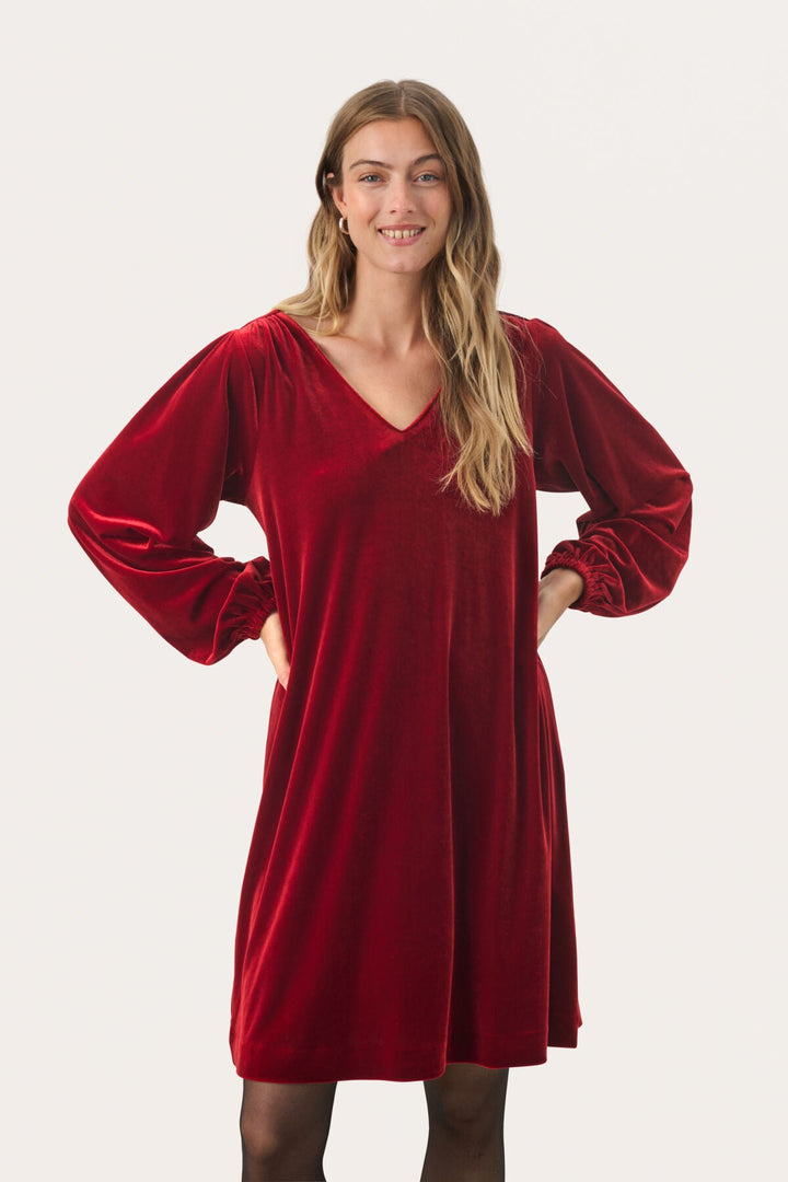 Madipw Dress Rhythmic Red | Kjoler | Smuk - Dameklær på nett