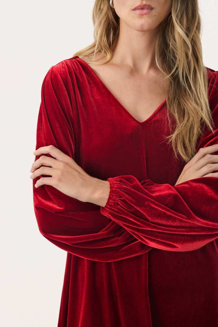 Madipw Dress Rhythmic Red | Kjoler | Smuk - Dameklær på nett