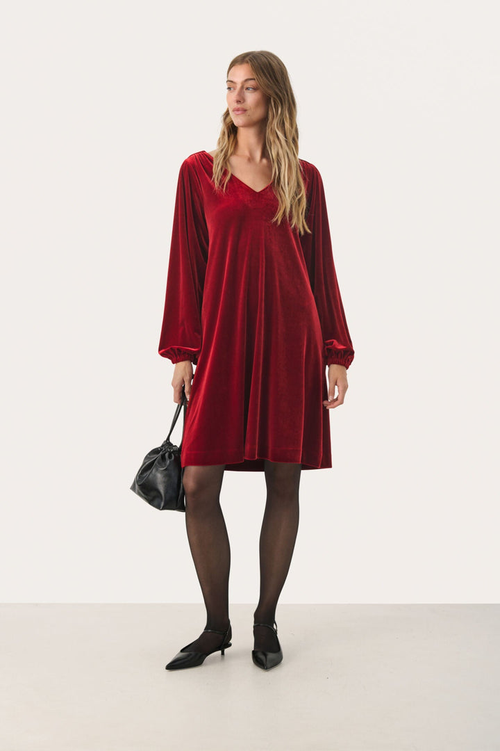 Madipw Dress Rhythmic Red | Kjoler | Smuk - Dameklær på nett