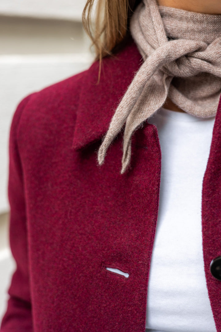 Maria Narrow Cashmere Scarf Fungi Melange | Accessories | Smuk - Dameklær på nett