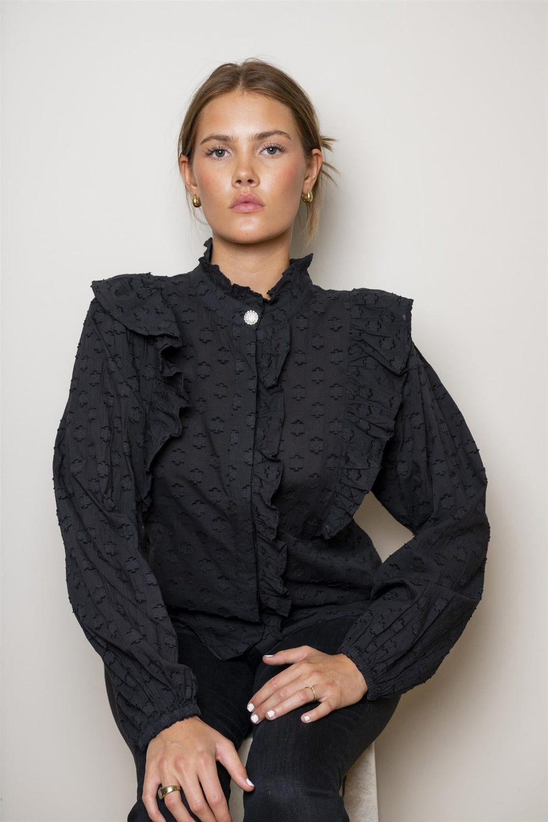 Maya Blouse Soil | Skjorter og bluser | Smuk - Dameklær på nett