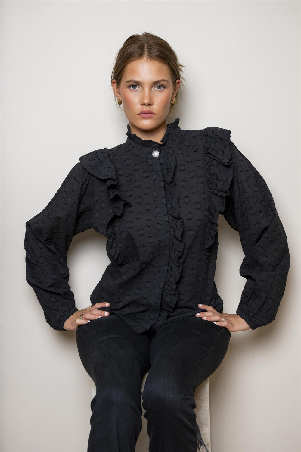 Maya Blouse Soil | Skjorter og bluser | Smuk - Dameklær på nett