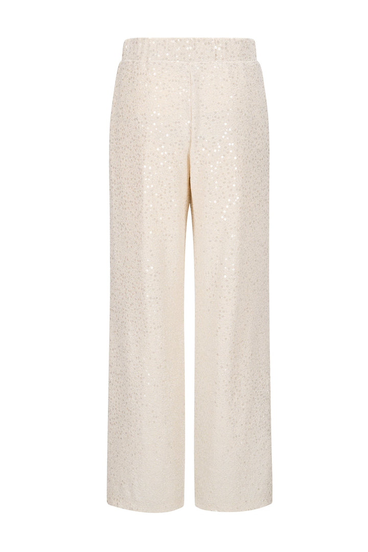 Maya Trouser Winter White | Bukser | Smuk - Dameklær på nett