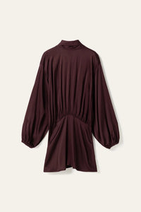 Melda Dress Maroon