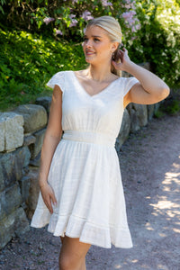 Melia Dress White