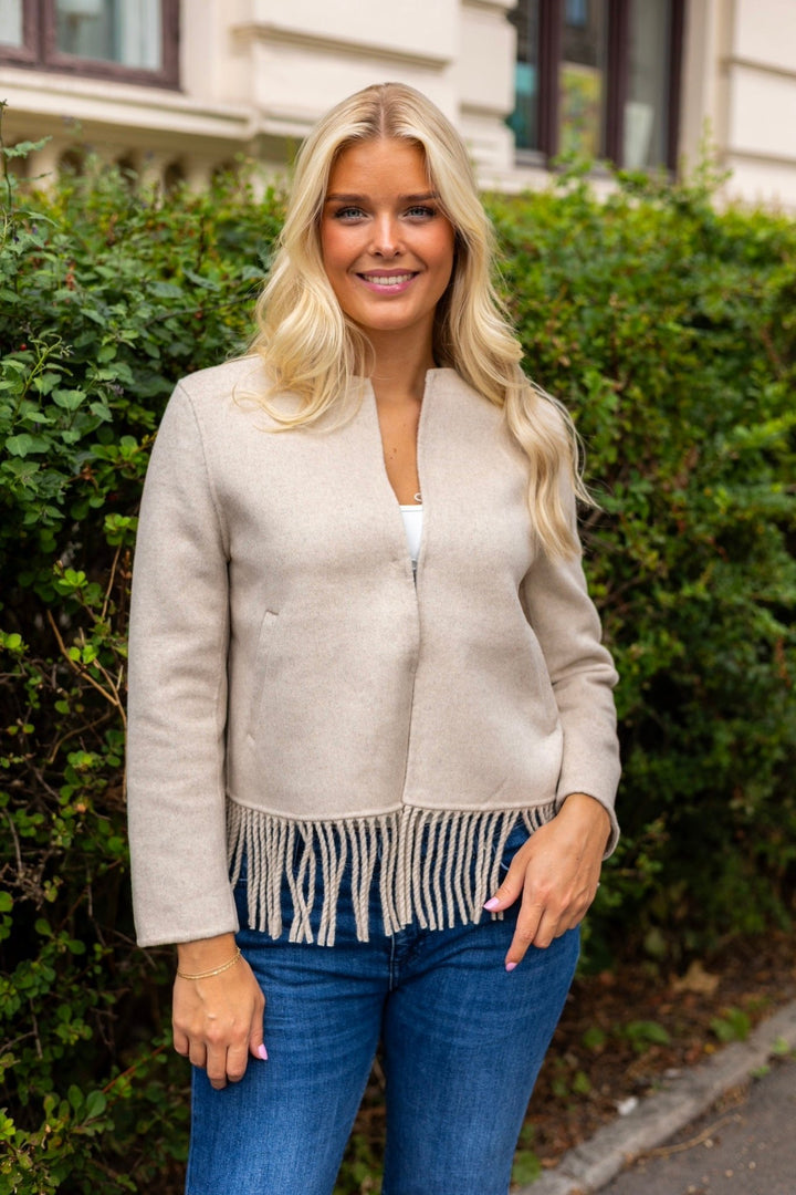 Mia Jacket Sand | Yttertøy | Smuk - Dameklær på nett