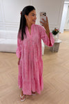 Mila Embroidery Dress Pink