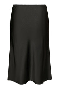 Mindie Heavy Sateen Skirt Black
