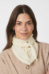Misty Medium Scarf Off White