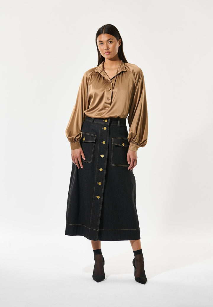 Nicola Blouse Russet | Skjorter og bluser | Smuk - Dameklær på nett