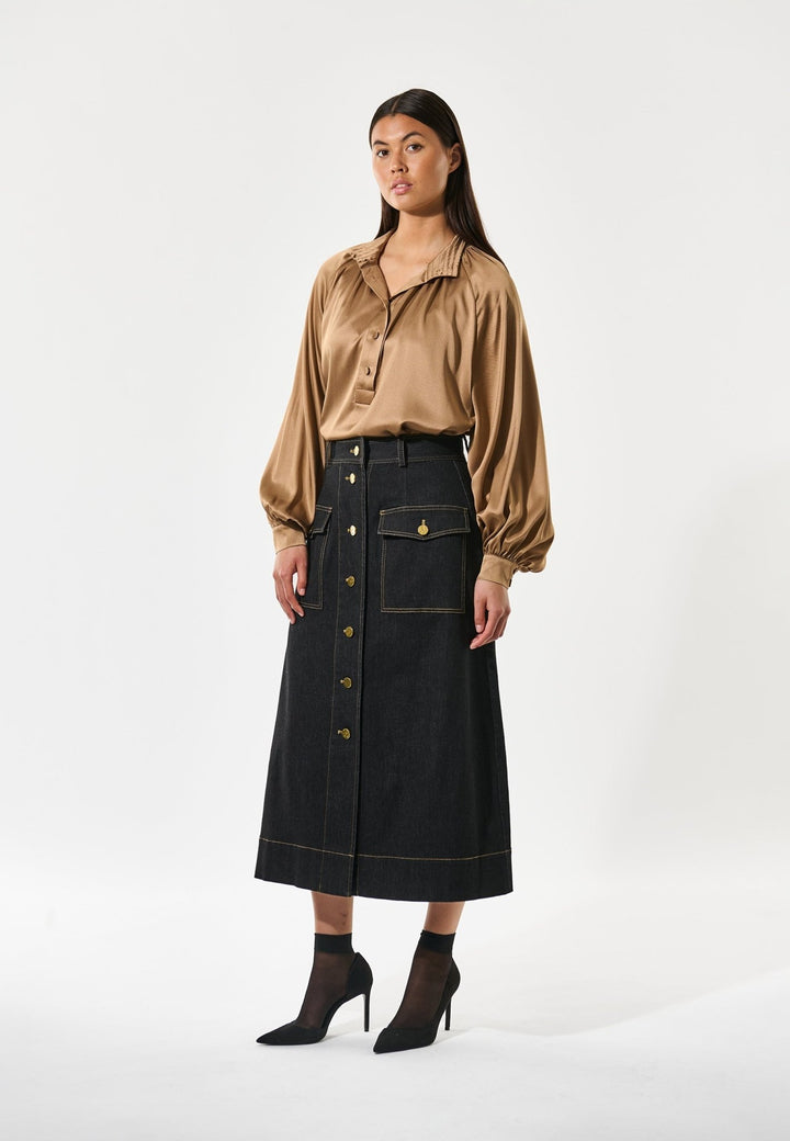 Nicola Blouse Russet | Skjorter og bluser | Smuk - Dameklær på nett