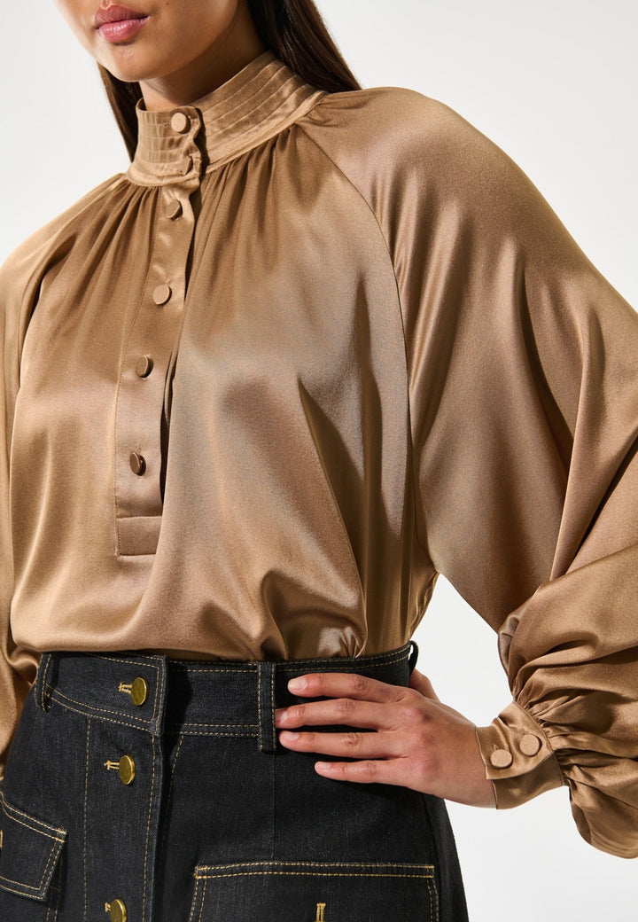 Nicola Blouse Russet | Skjorter og bluser | Smuk - Dameklær på nett