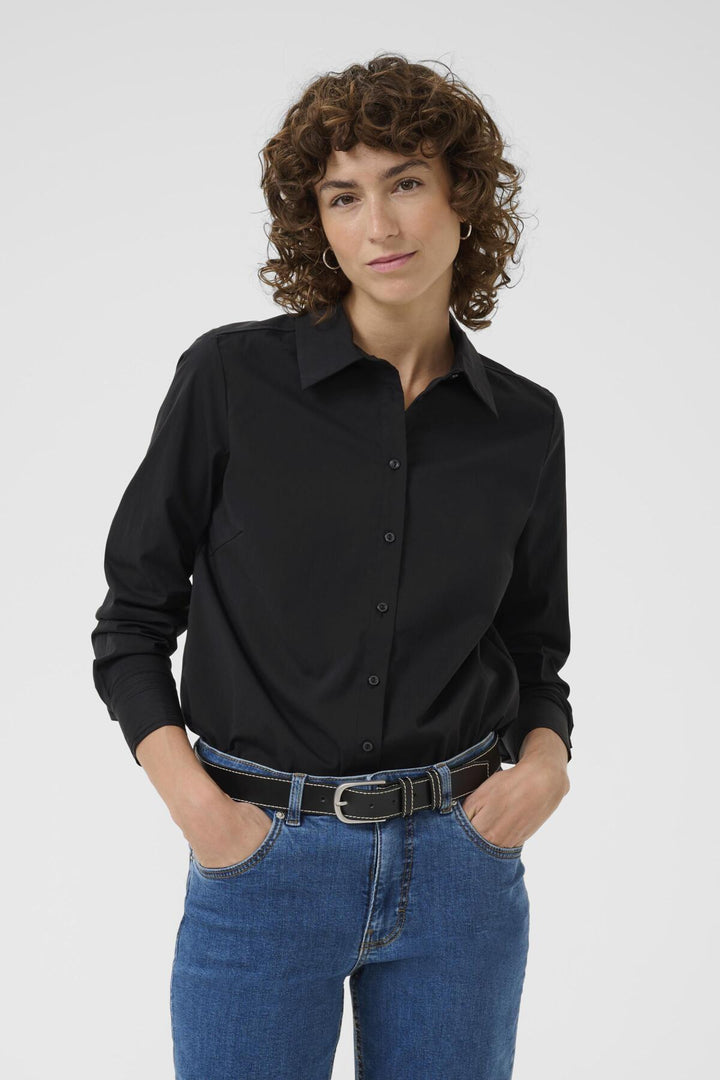 Nimini Shirt Black | Skjorter og bluser | Smuk - Dameklær på nett
