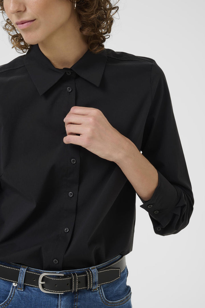 Nimini Shirt Black | Skjorter og bluser | Smuk - Dameklær på nett