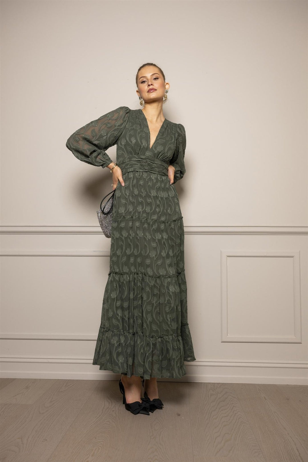 Noor Maxi Dress Luxe Green | Kjoler | Smuk - Dameklær på nett
