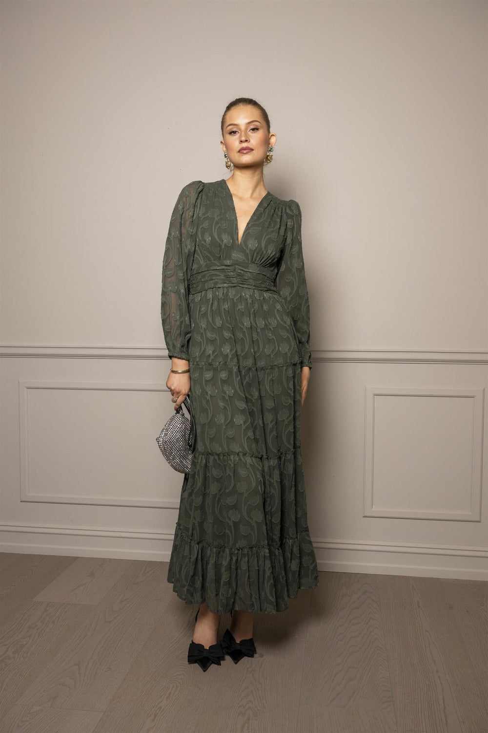 Noor Maxi Dress Luxe Green | Kjoler | Smuk - Dameklær på nett