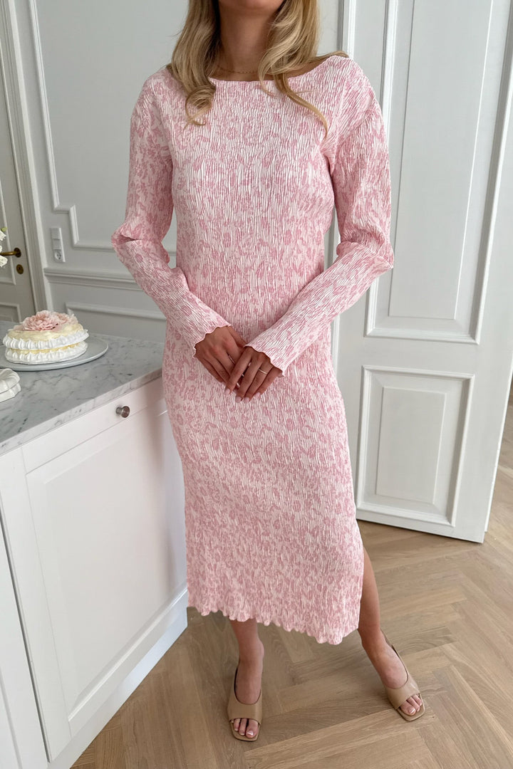 Oda Dress Light Pink Floral | Kjoler | Smuk - Dameklær på nett