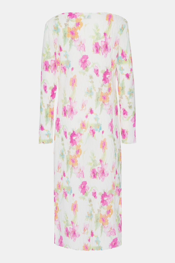 Oda Dress Pink Flower Blush Print | Kjoler | Smuk - Dameklær på nett