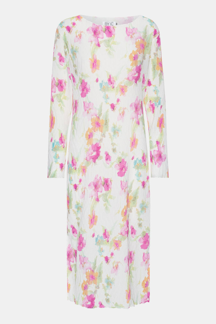 Oda Dress Pink Flower Blush Print | Kjoler | Smuk - Dameklær på nett
