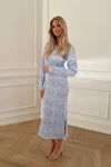 Oda Dress Soft Blue Blossom