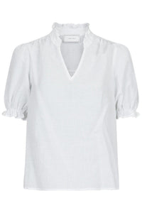 Odesa Linen Blouse White