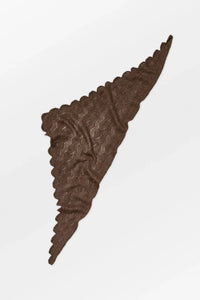 Opany Triangle Scarf Hot Fudge Brown