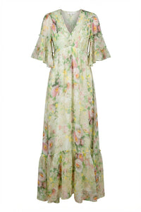 Organza Smocking Dress Watercolour Dreams
